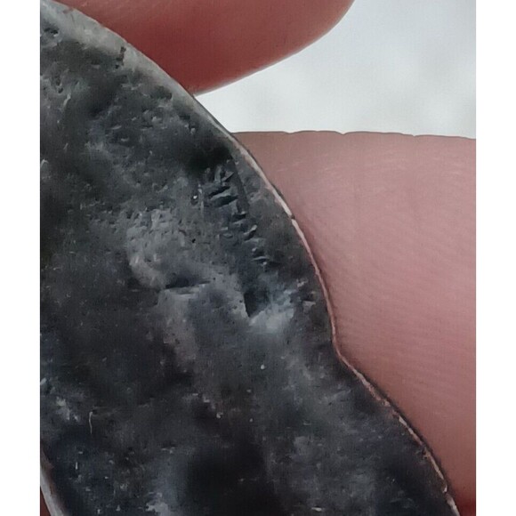 Vintage Nouveau Two Deer Pair Scrolling Foliage Signed Sterling Silver Brooch - Picture 6 of 7